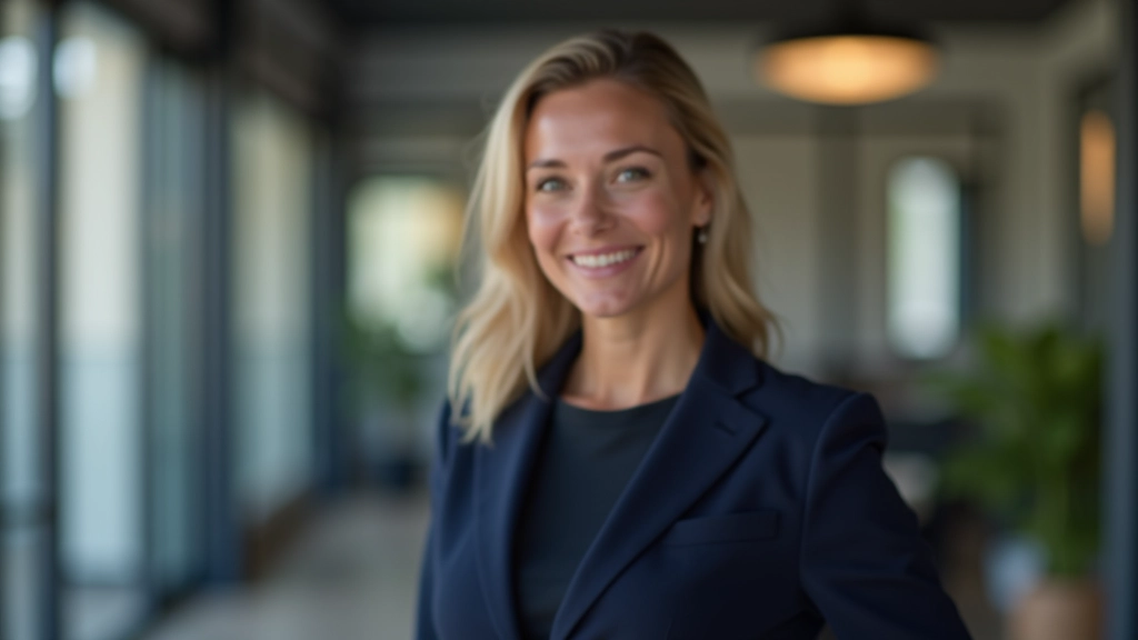 Portrait de femme, économiste locale, sourire confiant